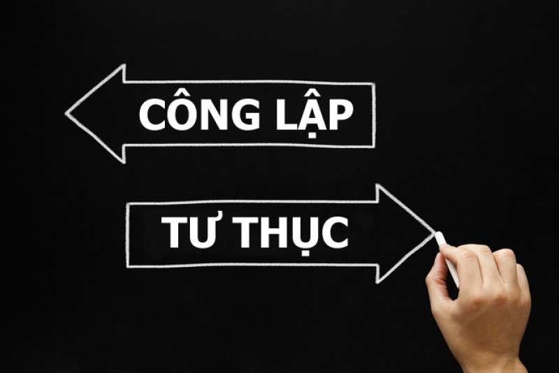 Học công lập hay dân lập